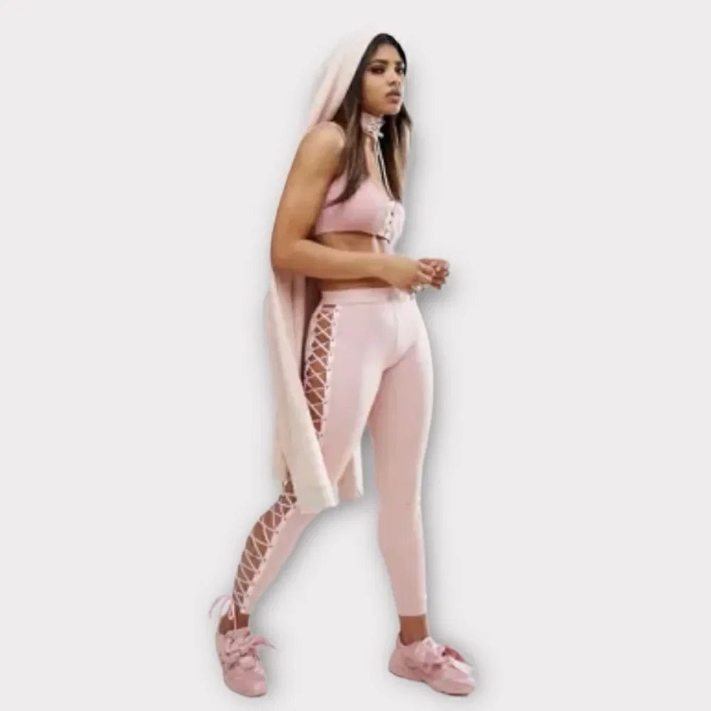 NWT- Fenty X Puma by Rihanna Laceup leggings - Picture 10 of 16